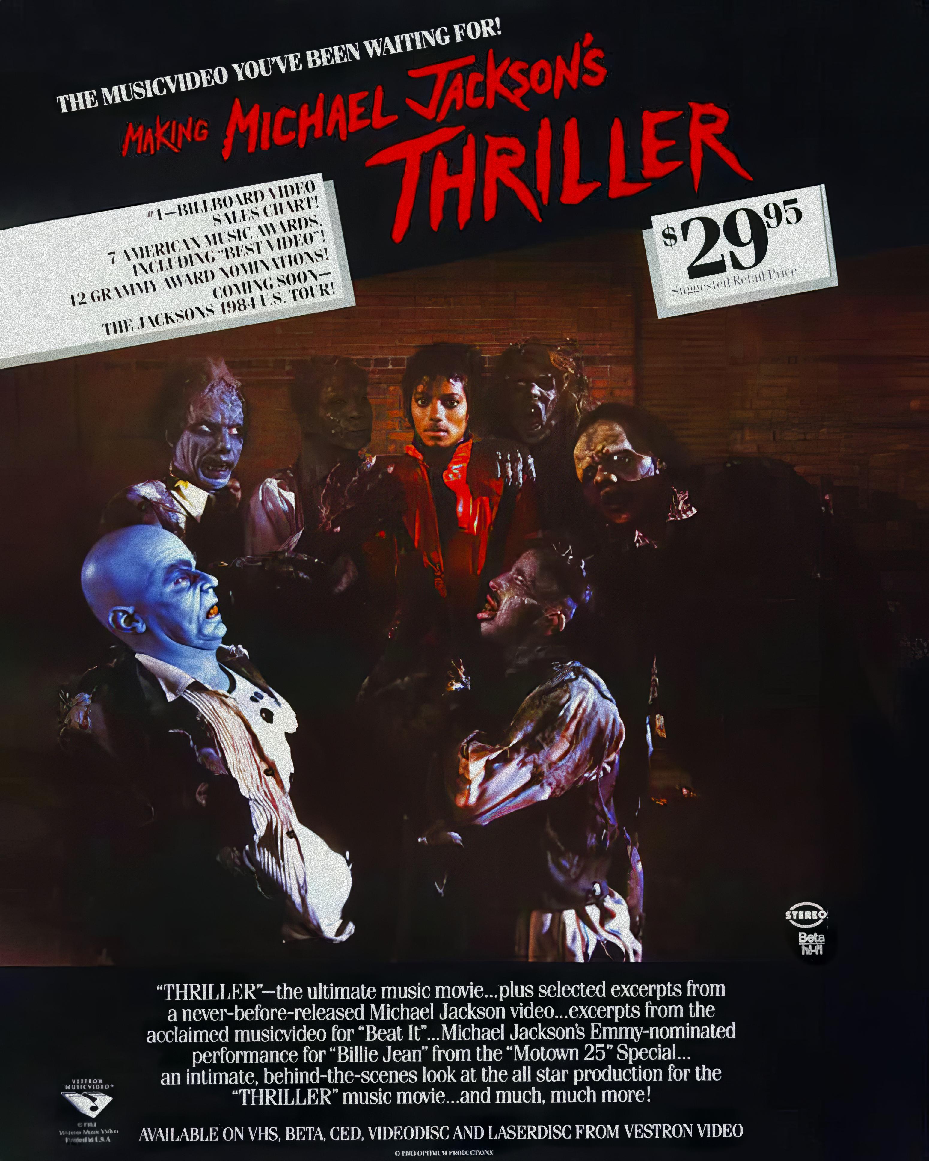 Throwback to Michael Jackson's Thriller Home Video Ad (1983)