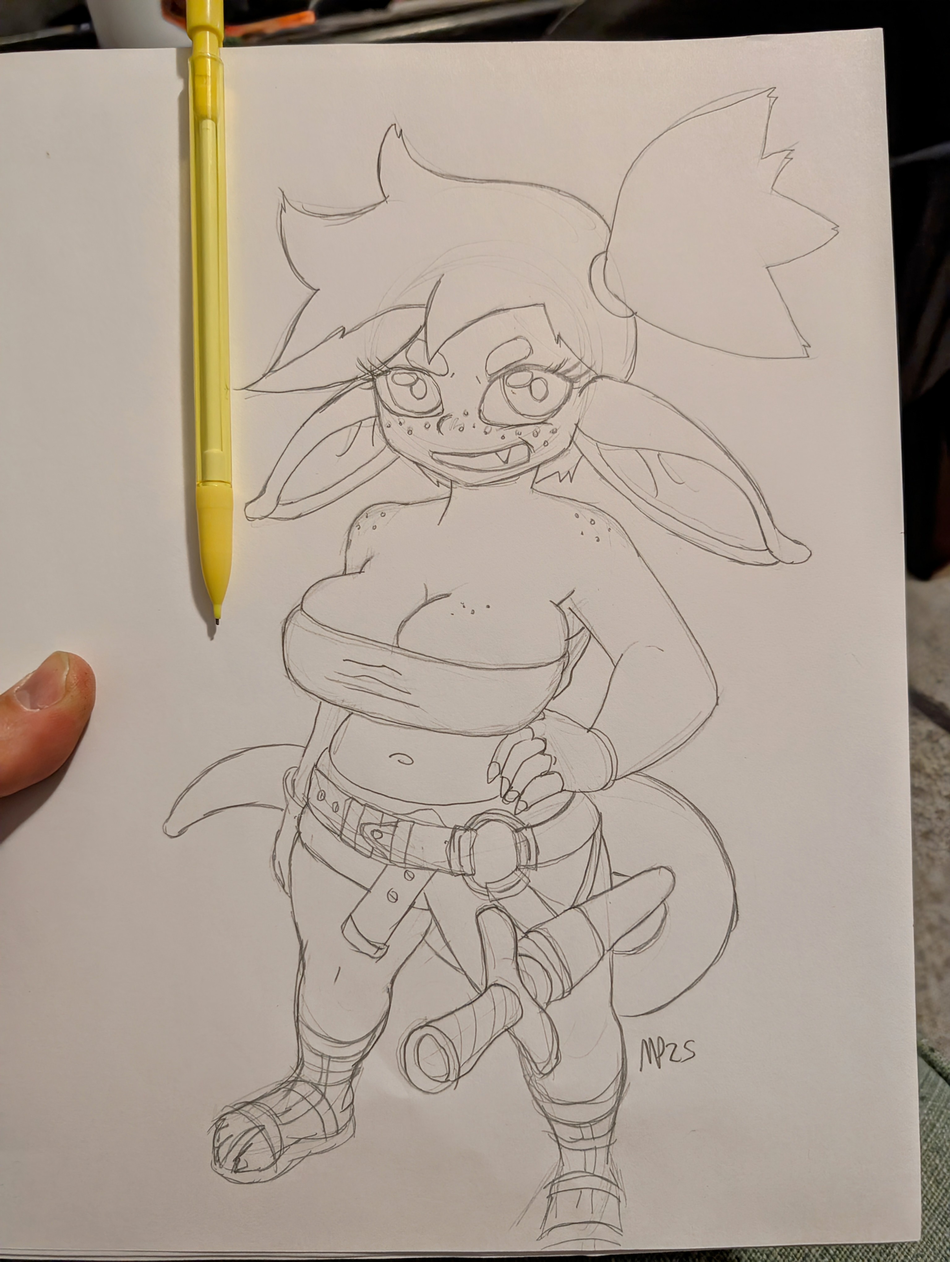 Daily art showcase: Meet my sassy goblin girl!