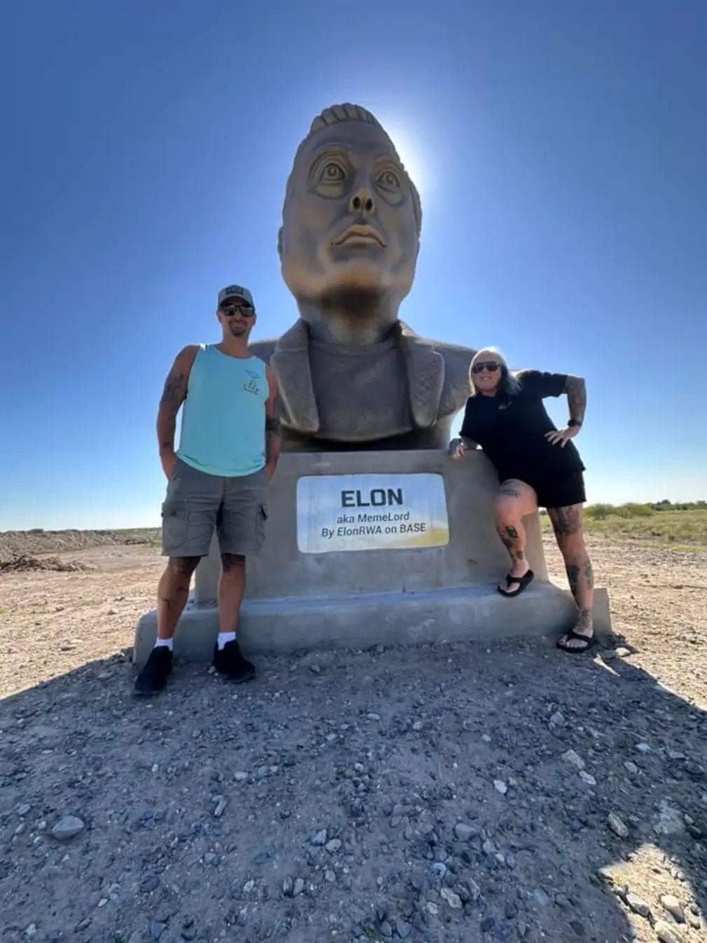 Elon Musk Bust Unveiled at Starbase in Texas: A Unique Landmark