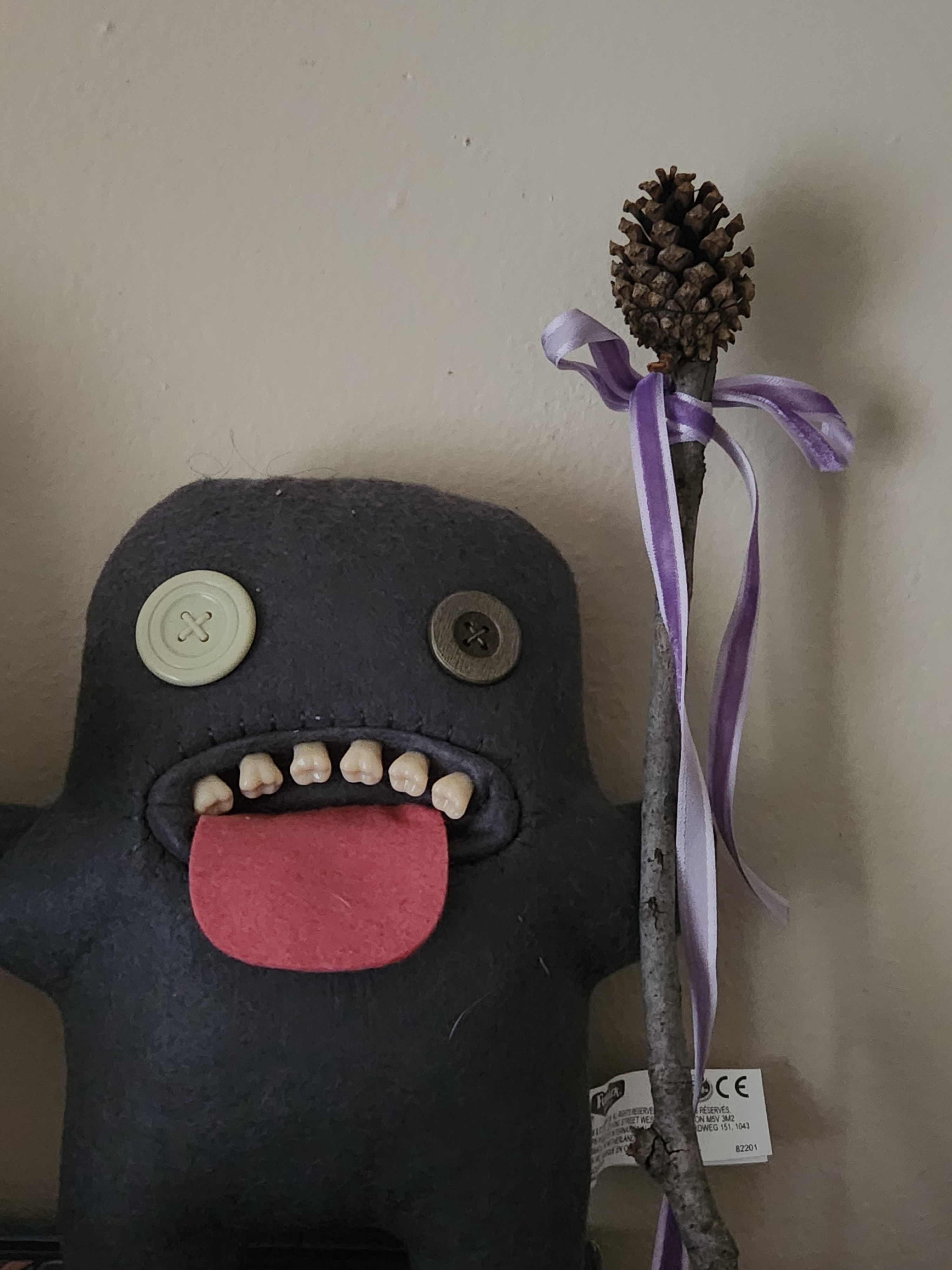 Thrysus, the fuggler, proudly declares glory for Team Pinecones!