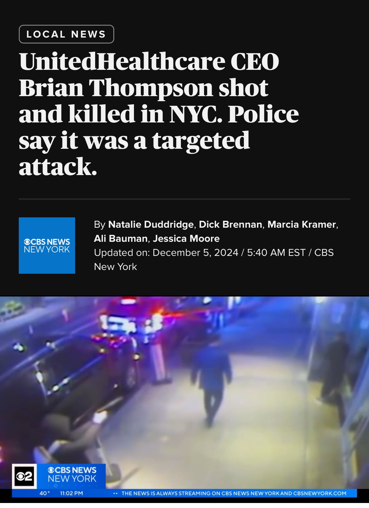 Could the Shooter's Coverage Denial Be a Factor? Just a Thought...