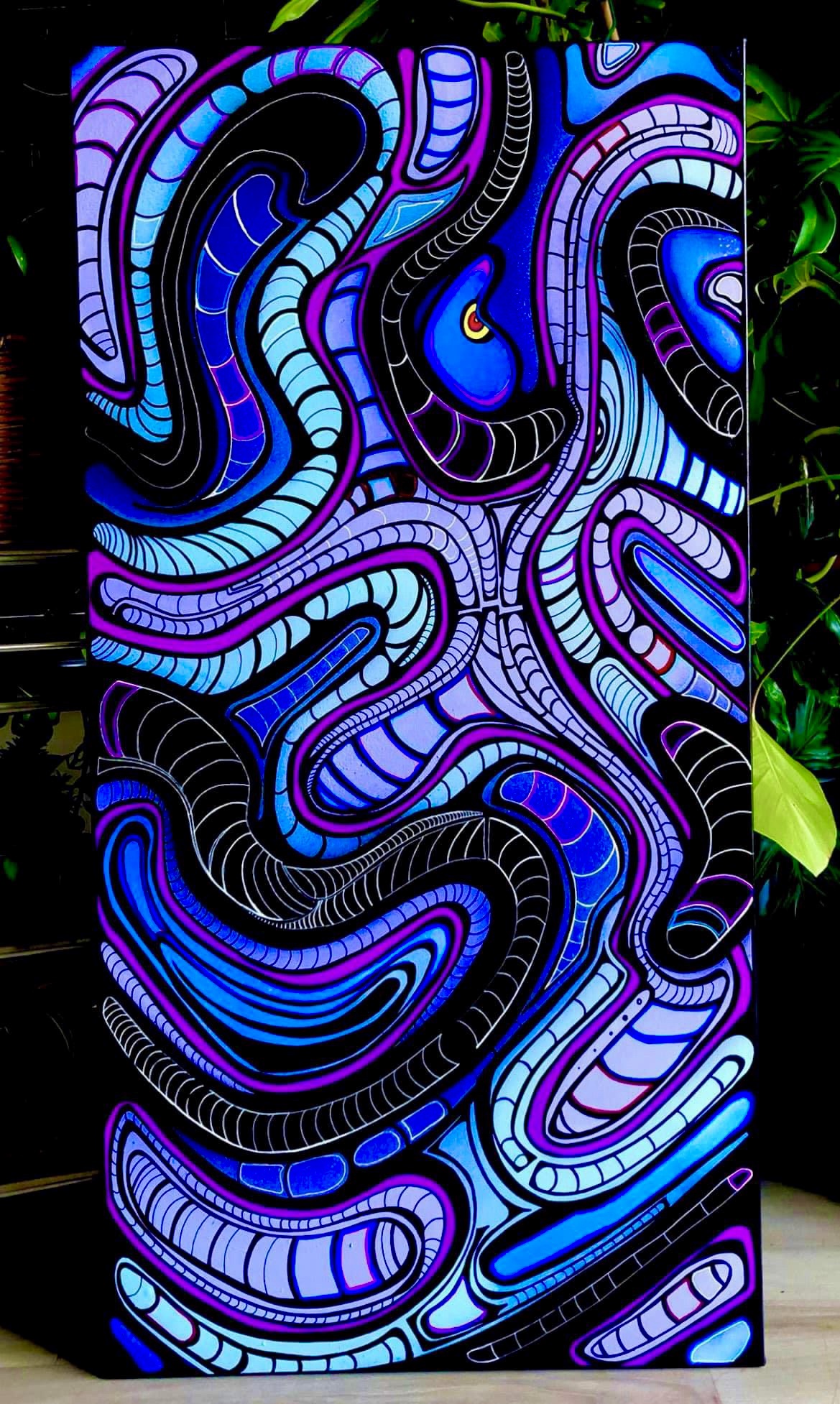 Exploring Creativity with Membrain: Ink, Acrylic, and Aerosol