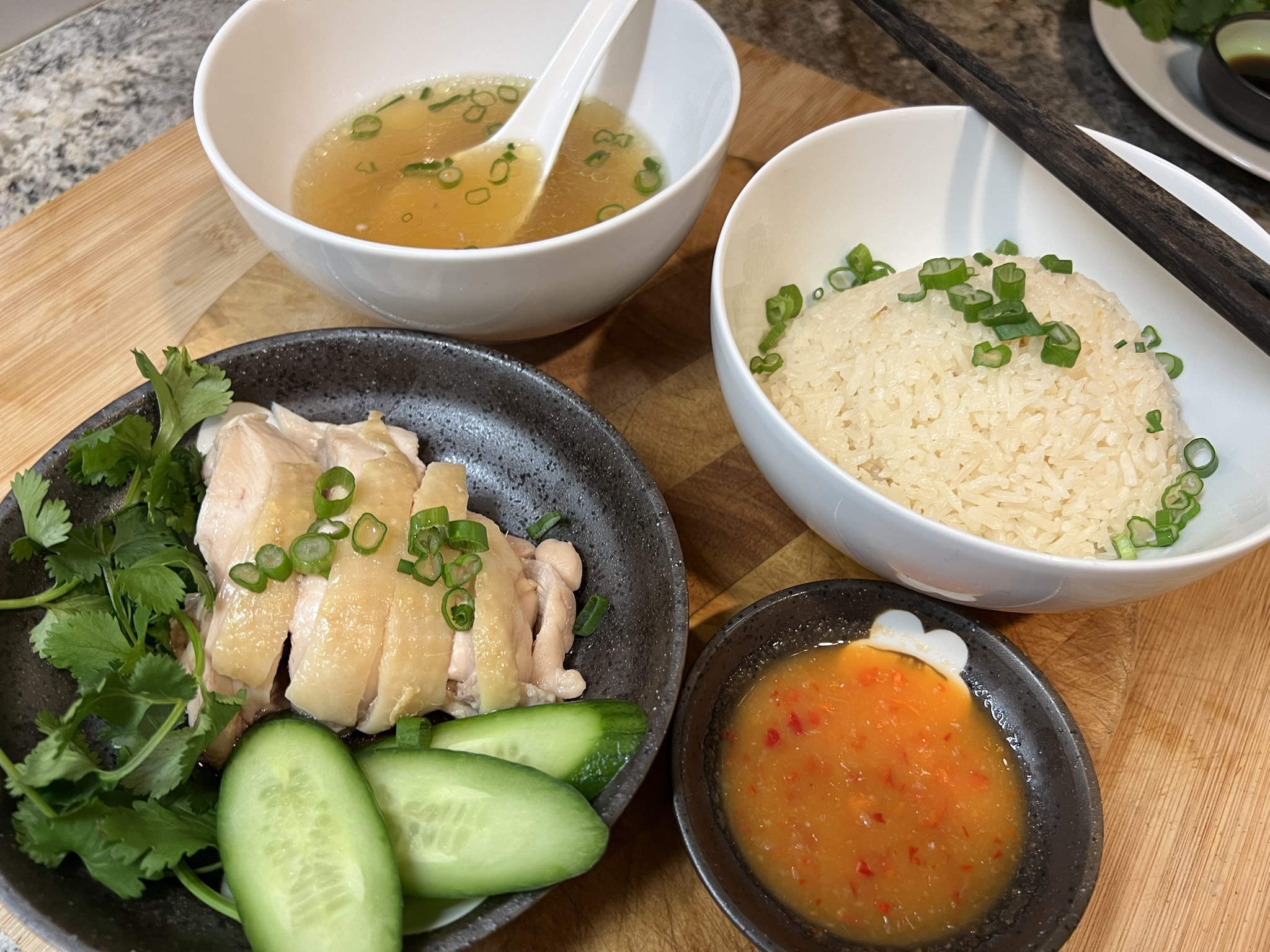 Indulging in Bomb Hainanese Chicken and Rice