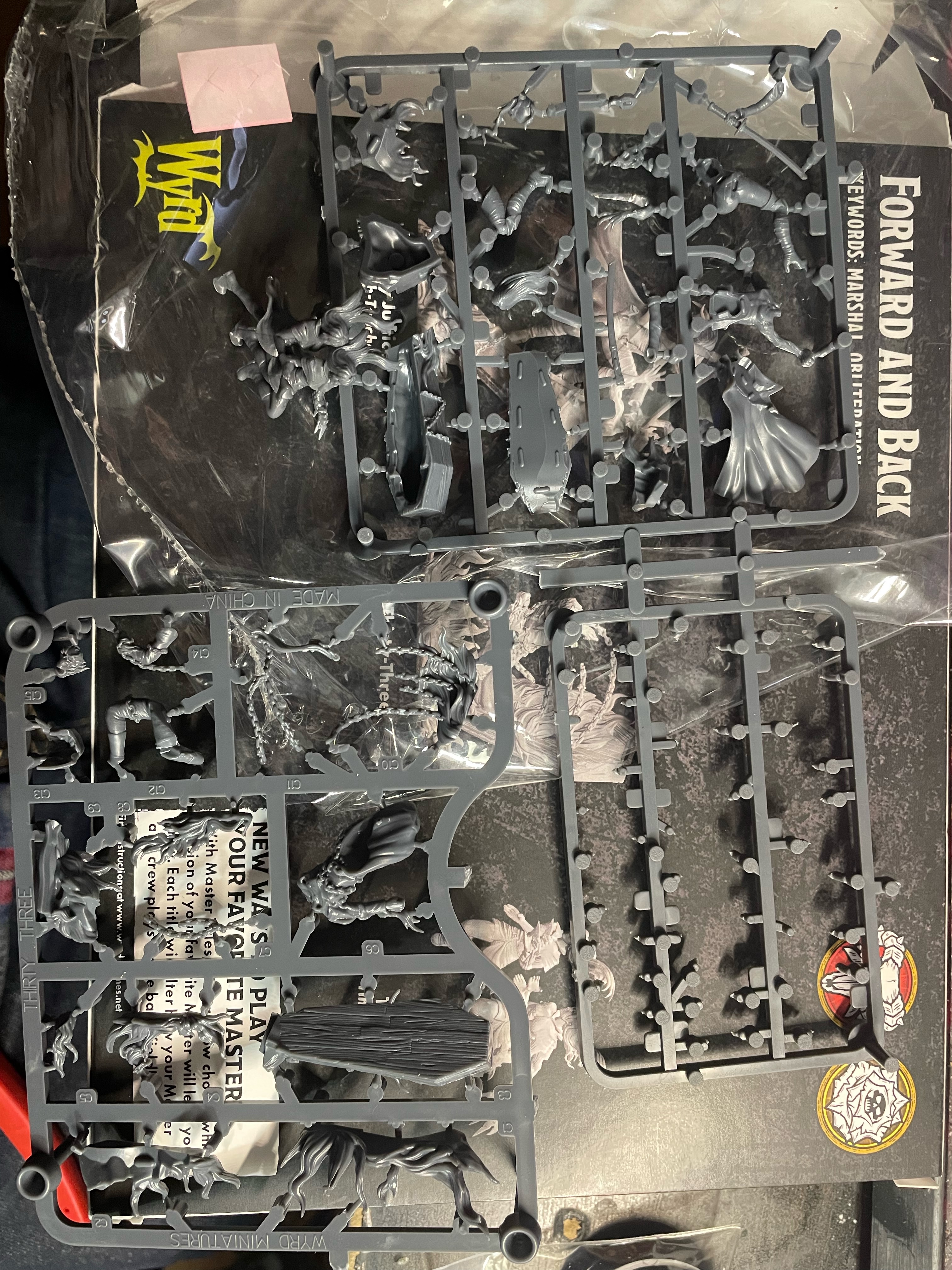 Missing Tara's sprue: Forward and Back.