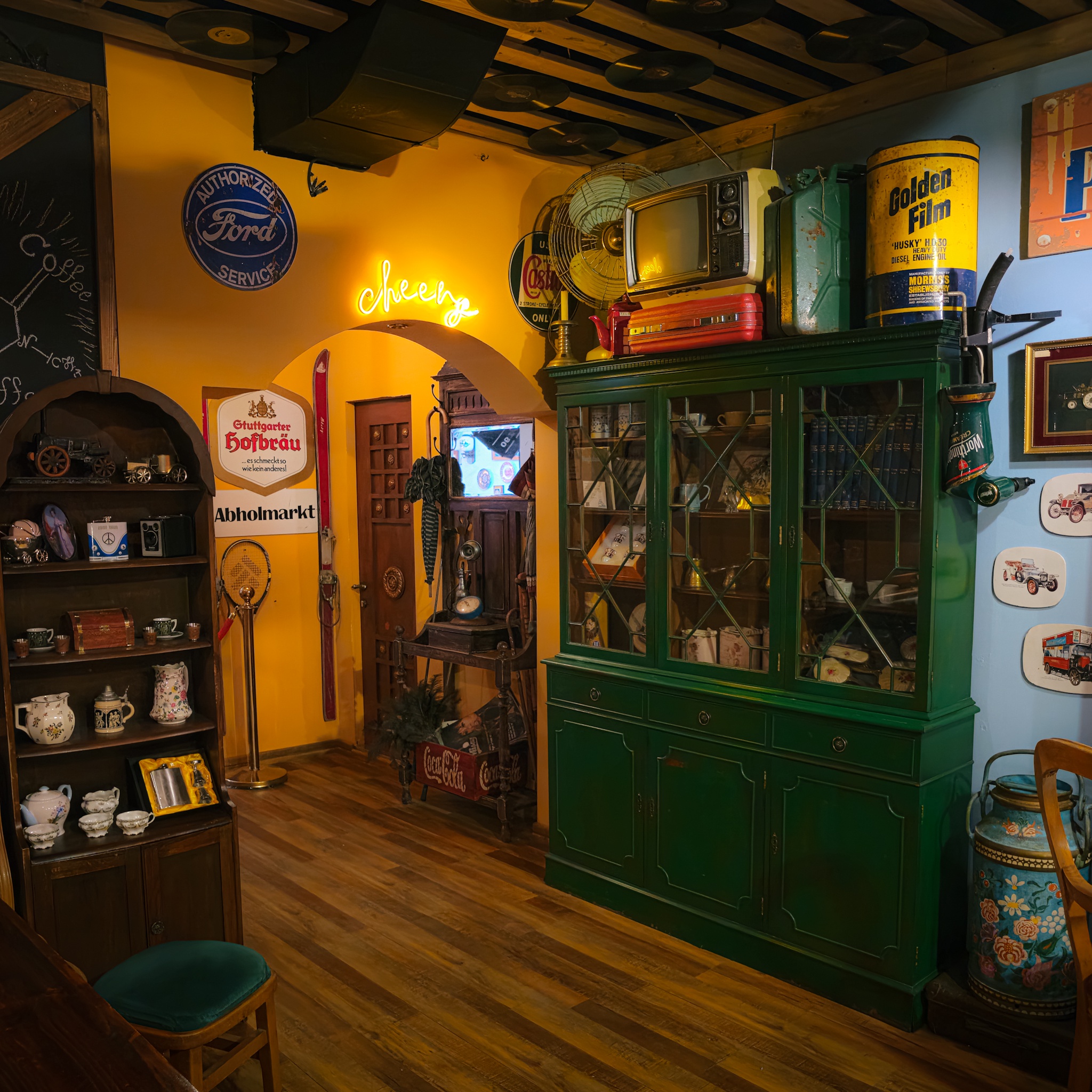 Step Back in Time at A Vintage Café