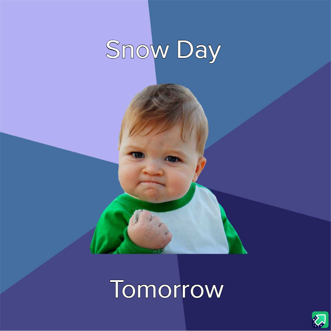 I was really anxious about tomorrow.