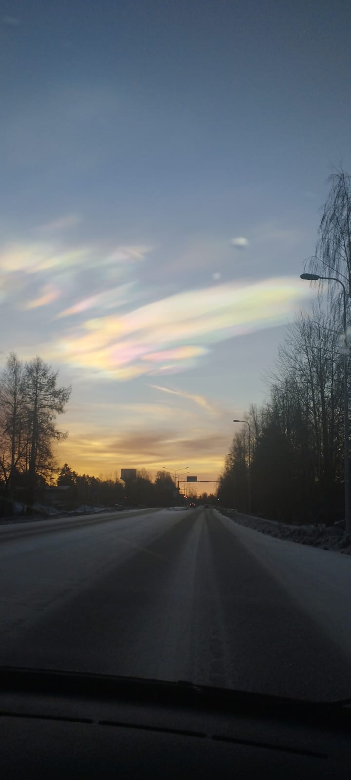 Stunning Polar Stratospheric Clouds Captured by My Mom <3