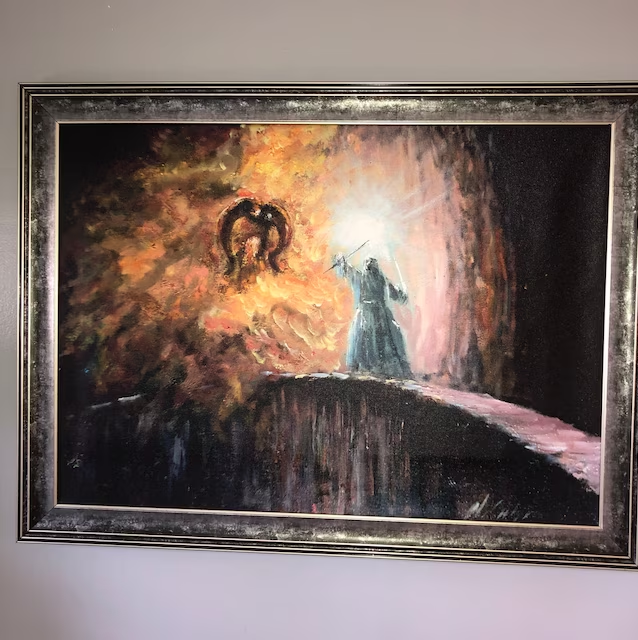 My Artistic Take on the Epic Battle: Gandalf vs Balrog