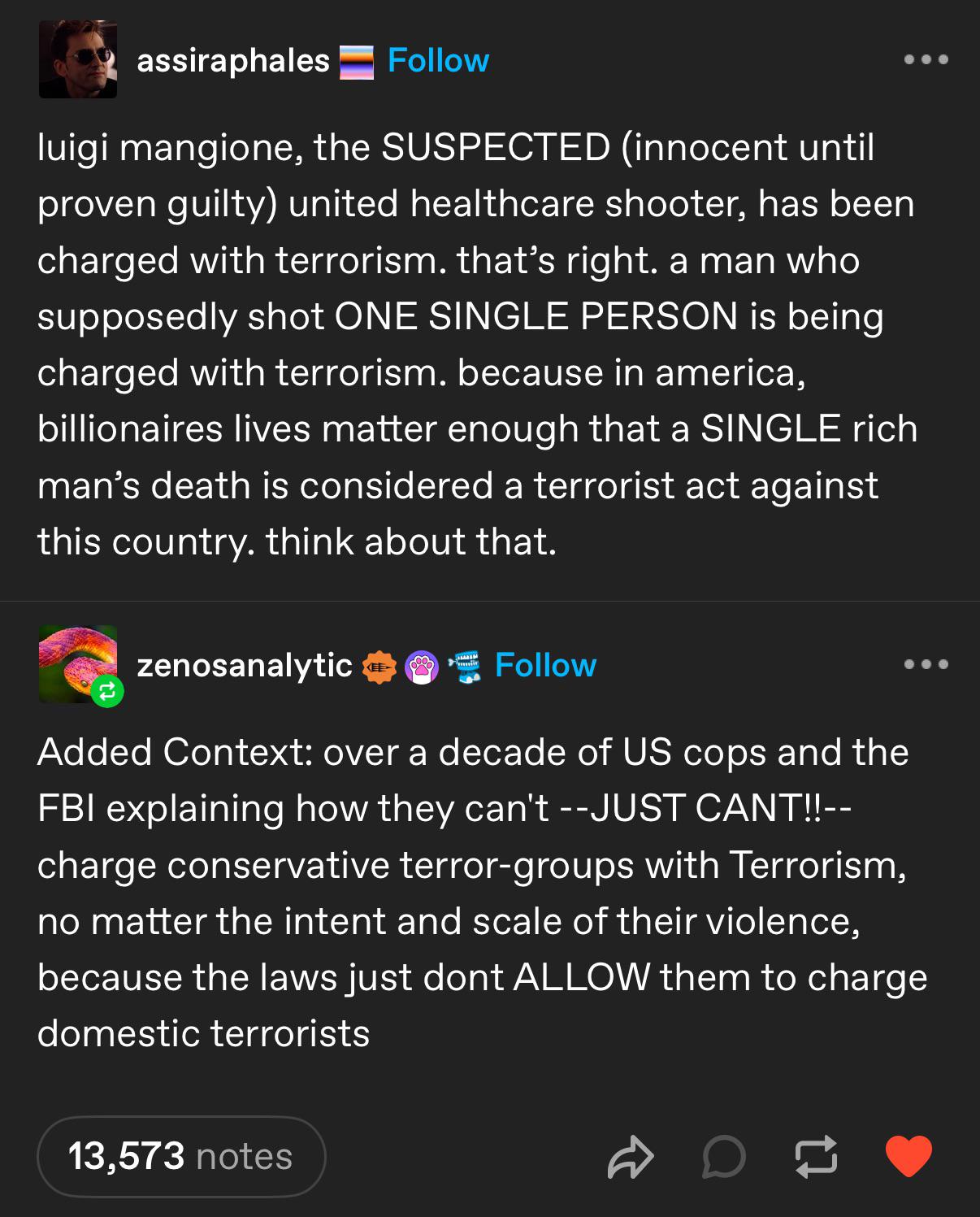 A Serious Discussion on Domestic Terrorism