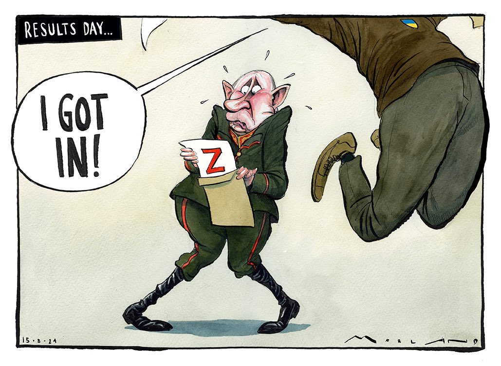 Putin in a Hilarious Caricature