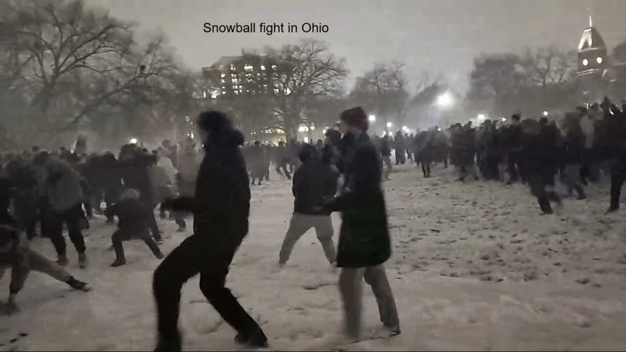 Epic Snowball Showdown in Ohio