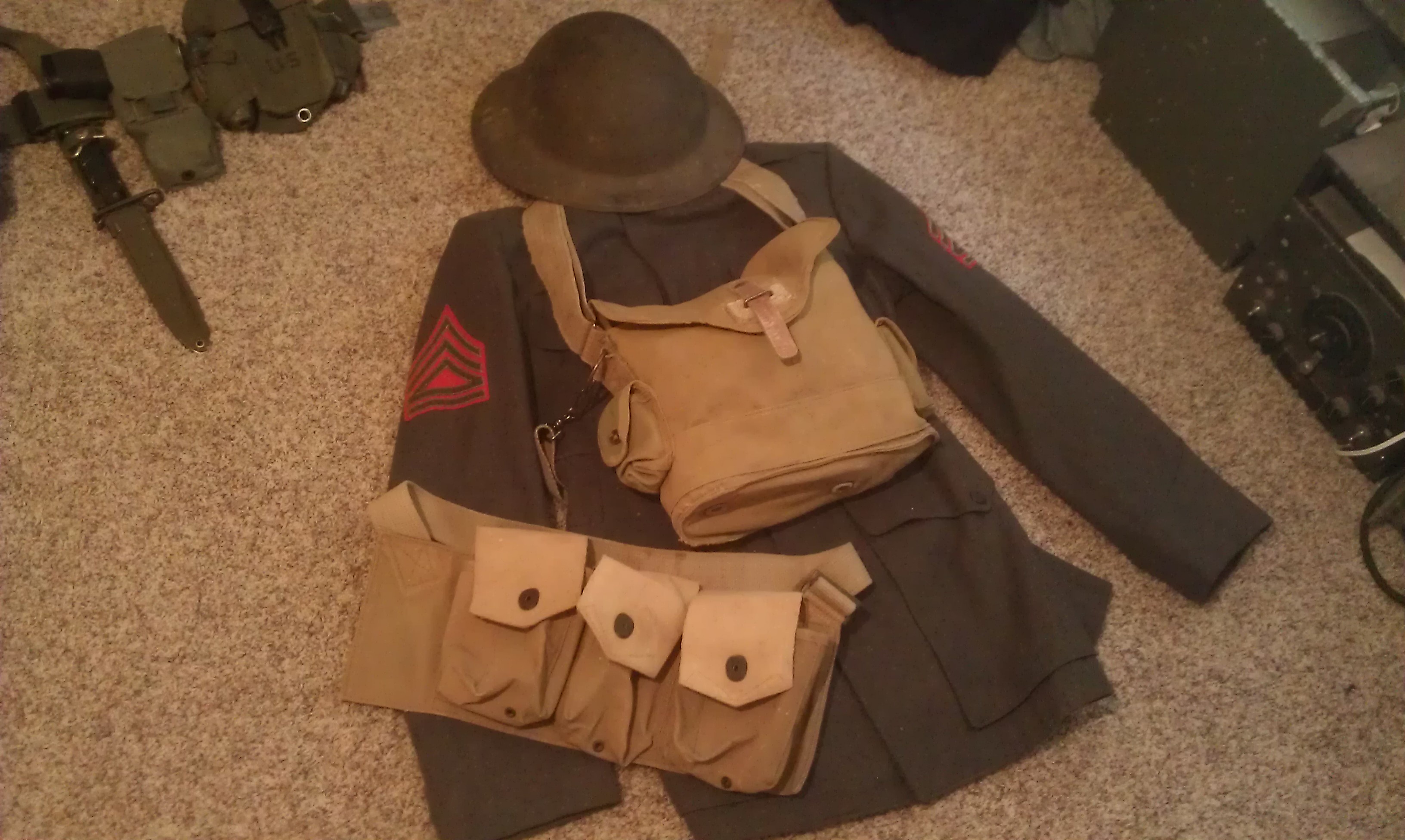 World War I US Marine Corps Gear