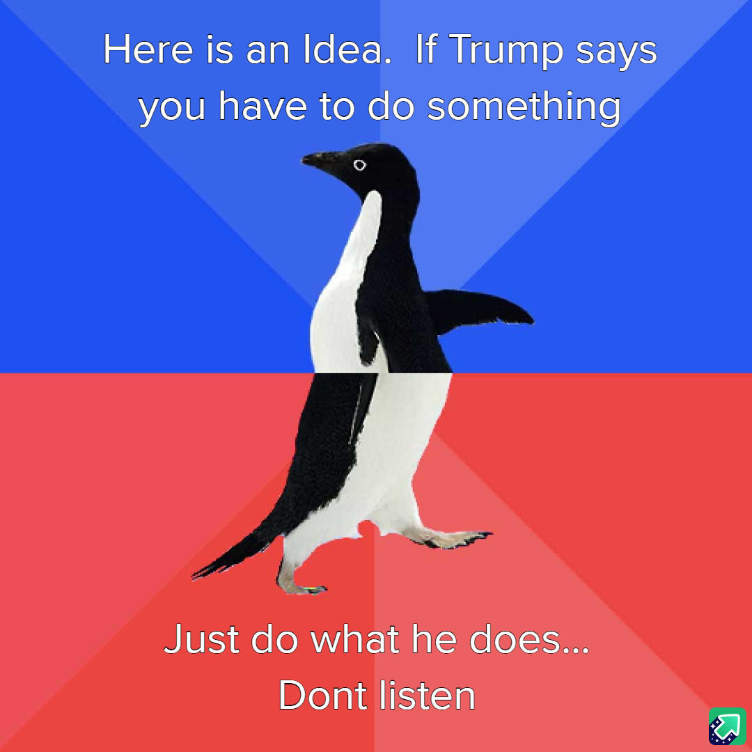Just go ahead and pull a Trump move!