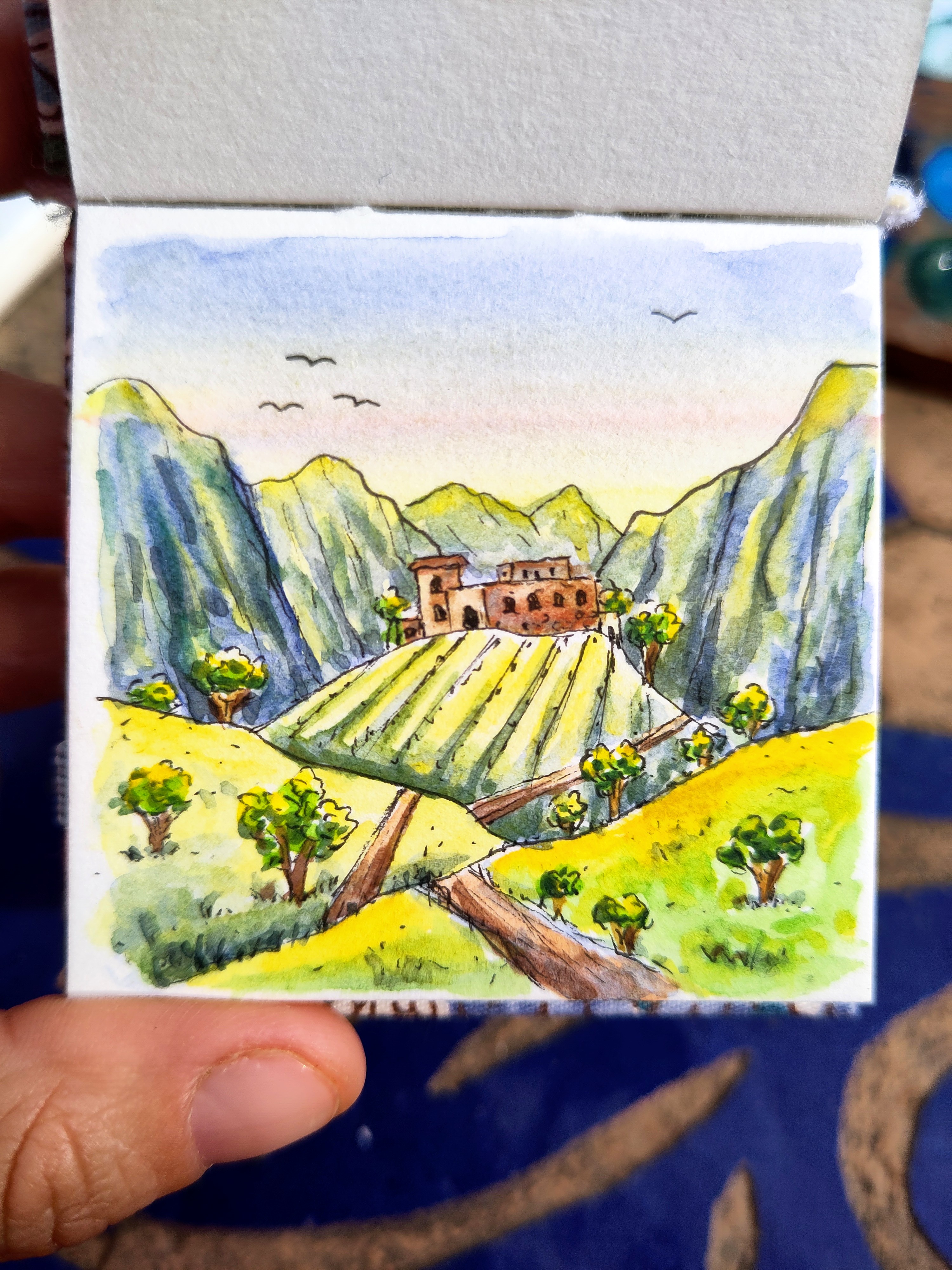 A Glimpse of My Recent Miniature Watercolor Creations