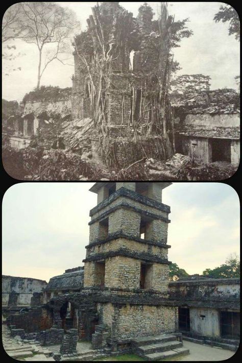 Transformations: Before and After Mayan Reconstruction in Palenque