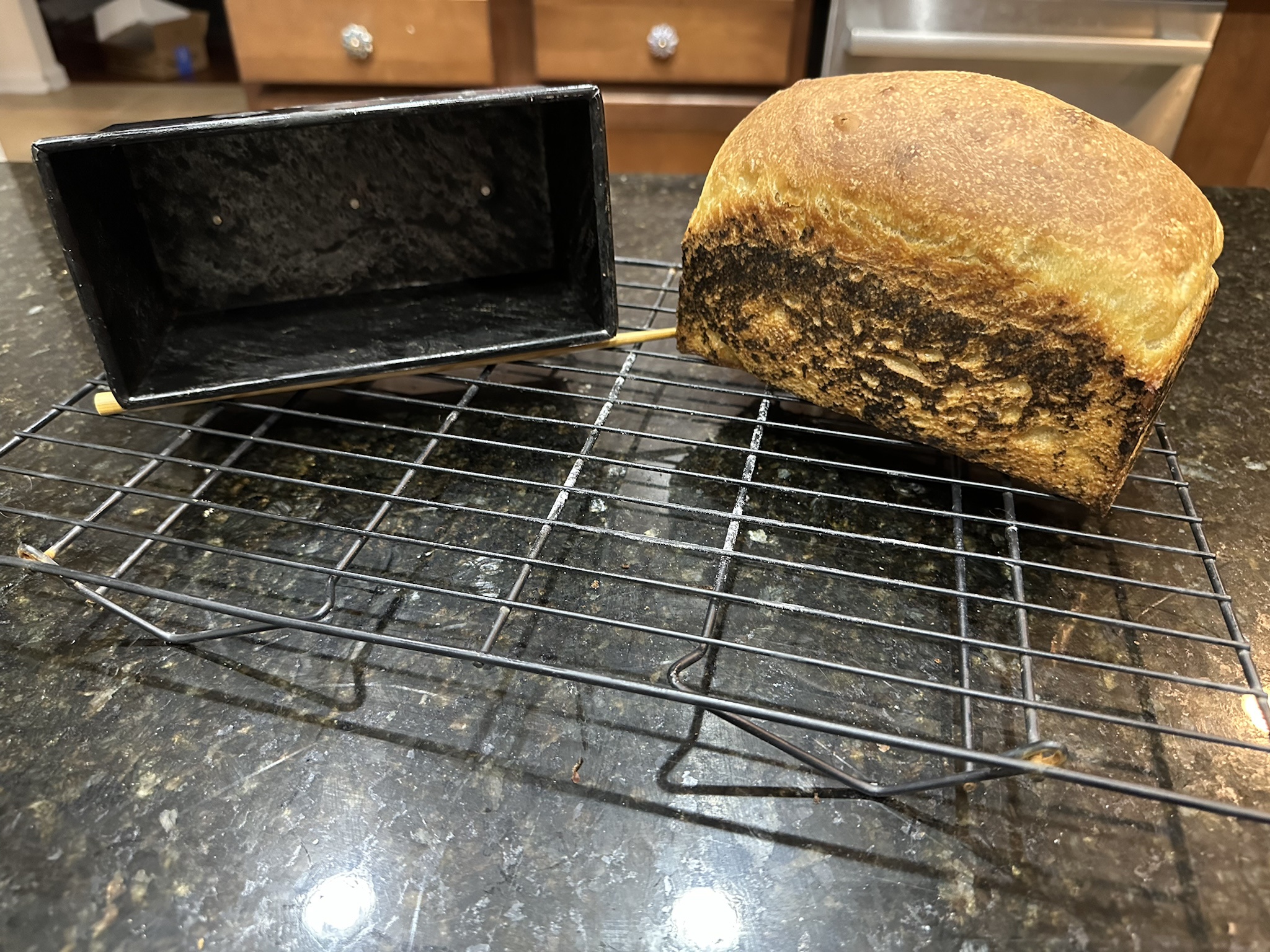 Sourdough Sandwich Loaf with a Nonstick Twist
