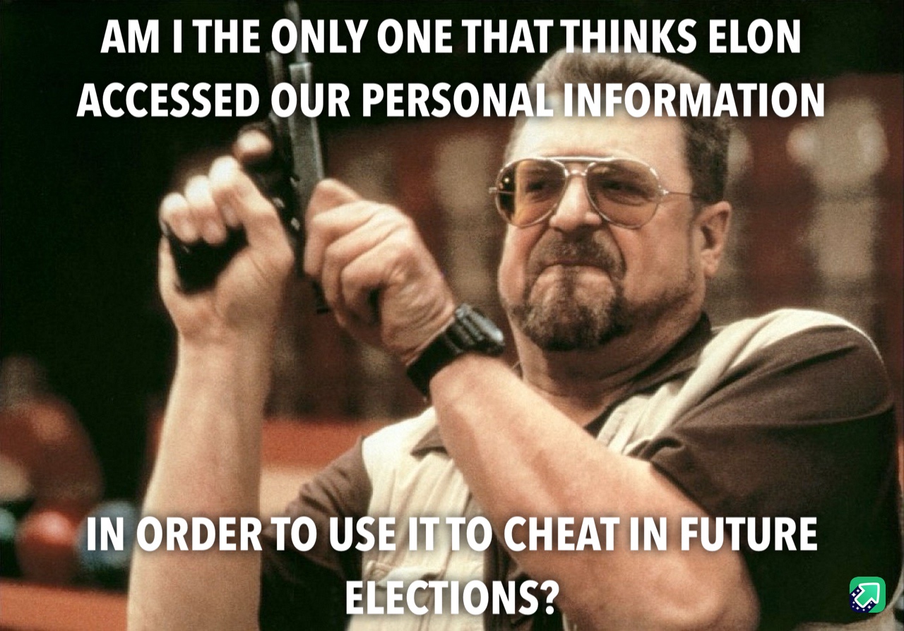 If they have our information and can manipulate the machines to alter our votes, they’ll control us forever.