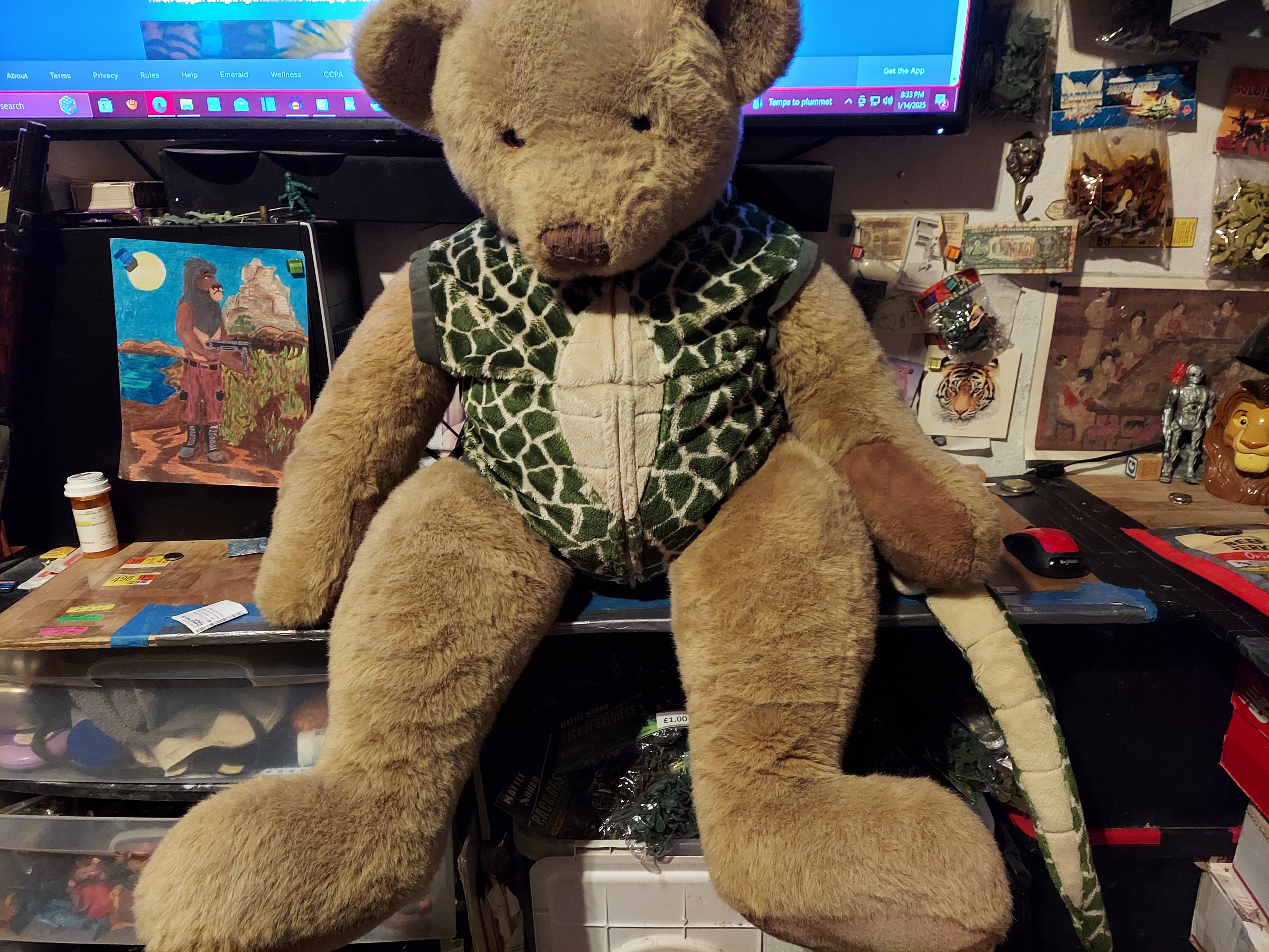 Teddy Bear in a Snake Costume: The Cuddly Crossover