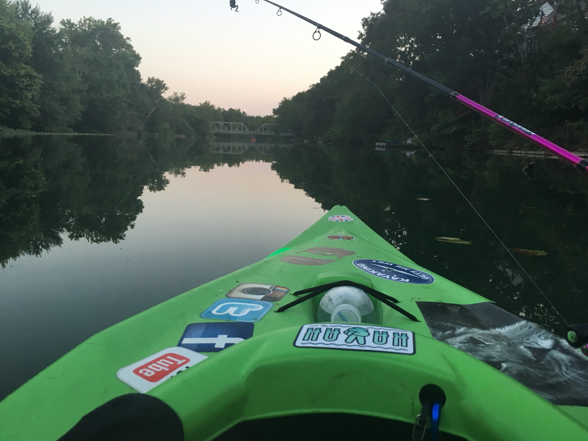 My kayak has become the ultimate sticker magnet!