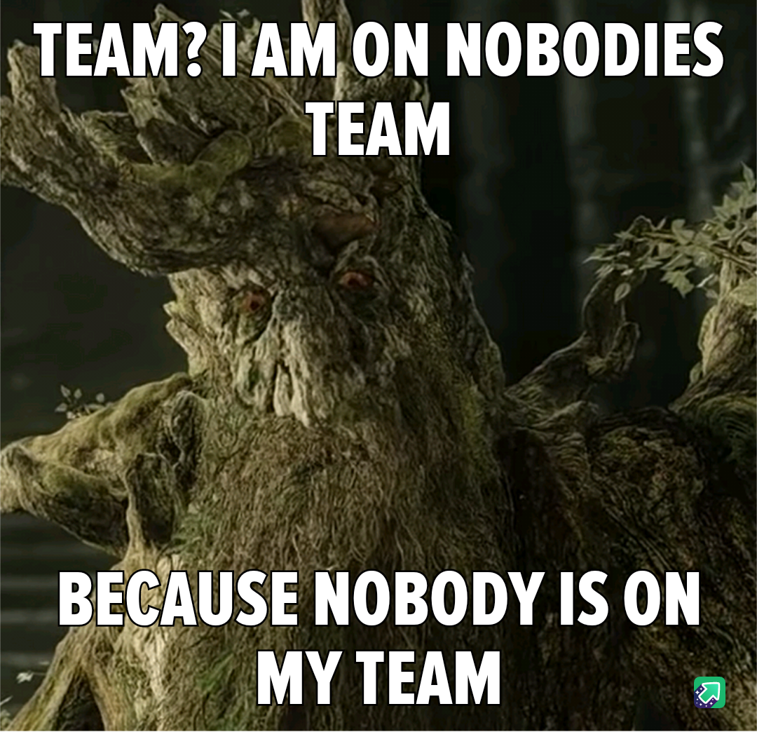 Representing Team Treebeard with Pride