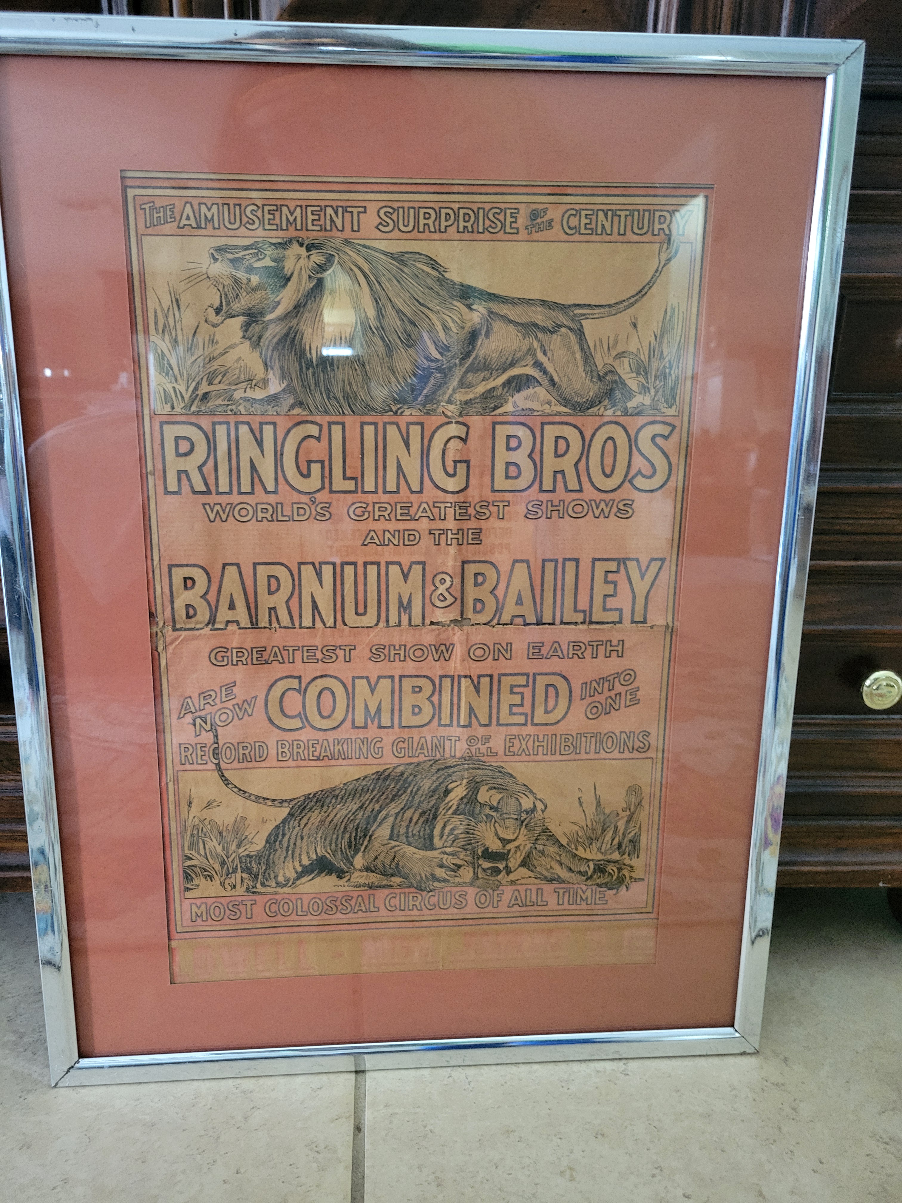 A Pair of Vintage Newsprint Advertisements