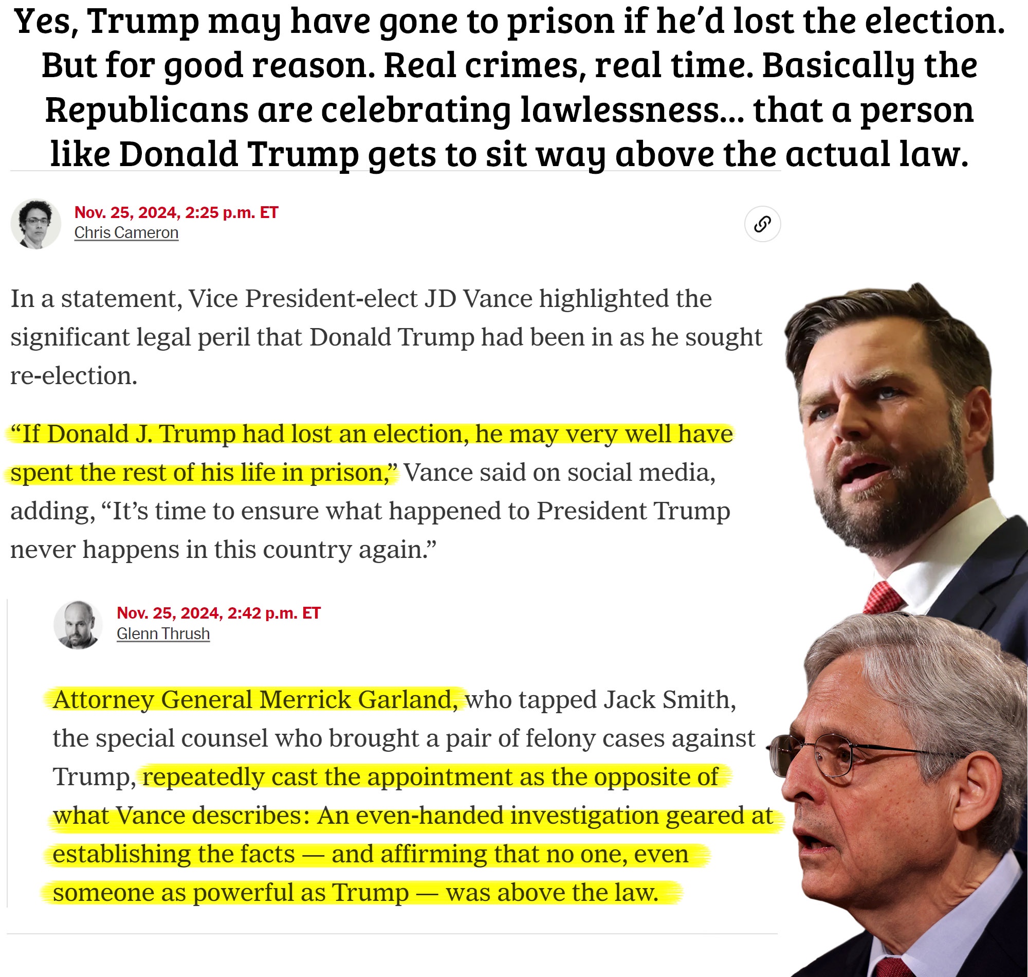 Who needs laws when you're a rich white man?