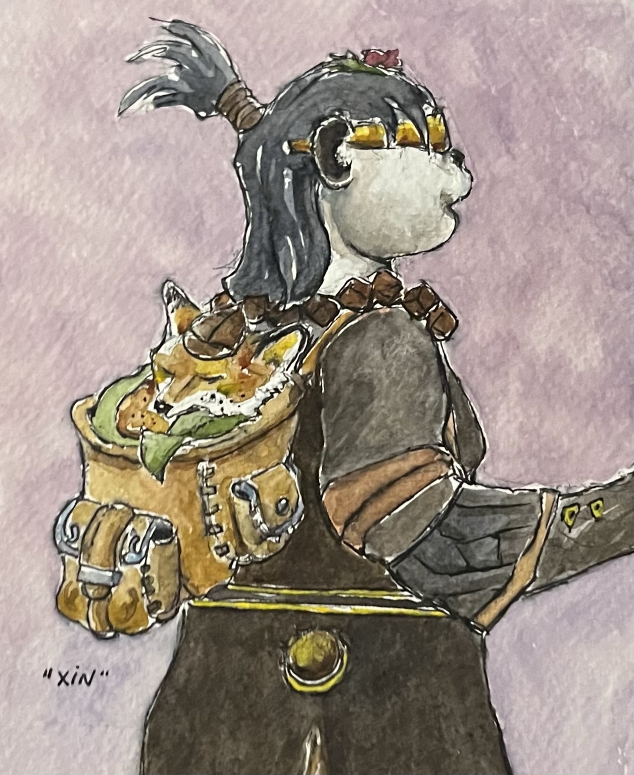 My Pandaren and Her Fox Companion: A Heartwarming Duo