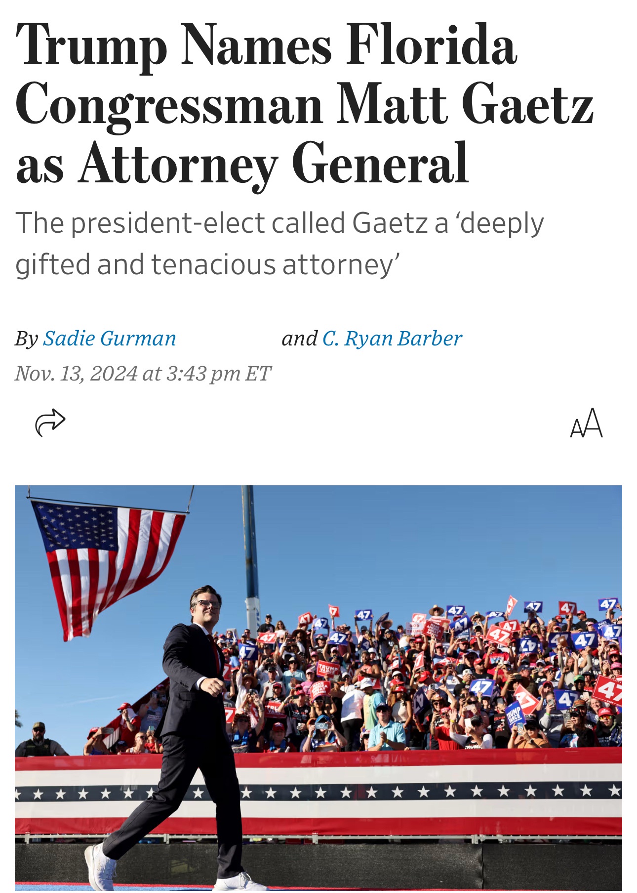 America's Downward Spiral