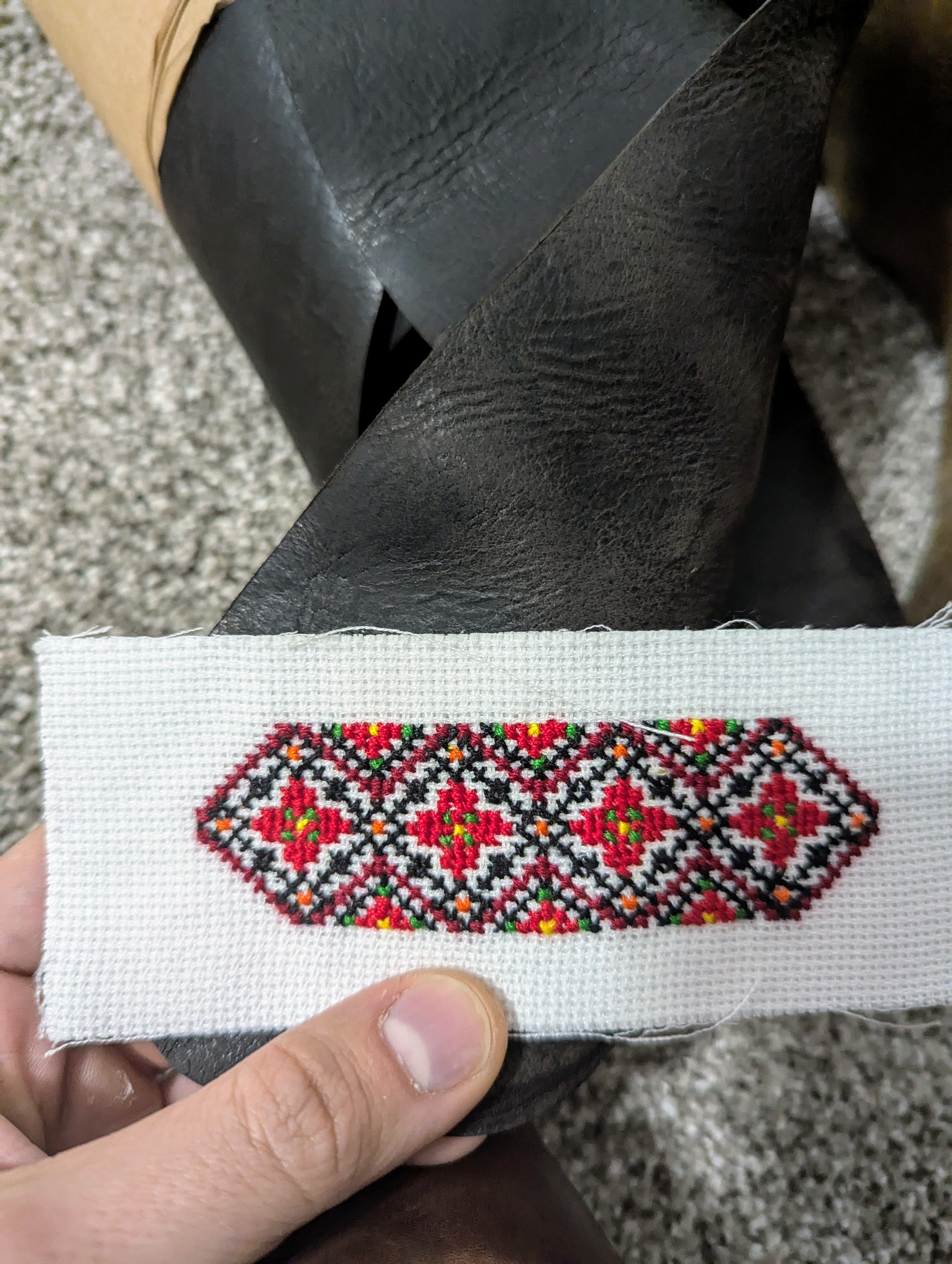 Boot Makeup: Charcoal Kudu with Stunning Embroidery