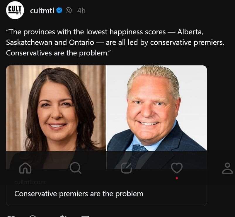The Struggles of Canadian Conservatives