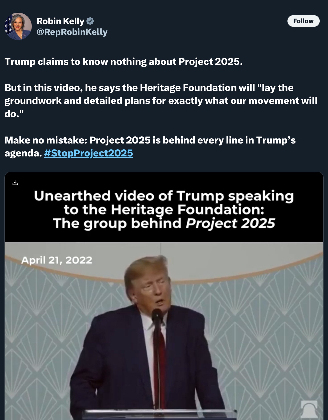 Didn’t See That Coming: 'Heritage Foundation' and 'Project 2025' Trending
