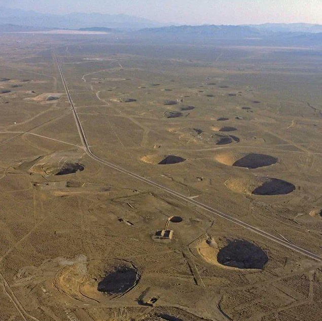 Exploring the eerie craters of Nevada from decades of nuclear testing