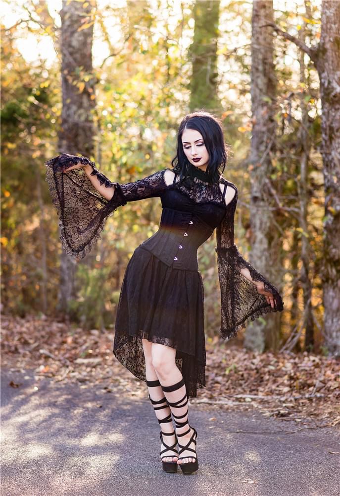 Check out how stunning her dress is!