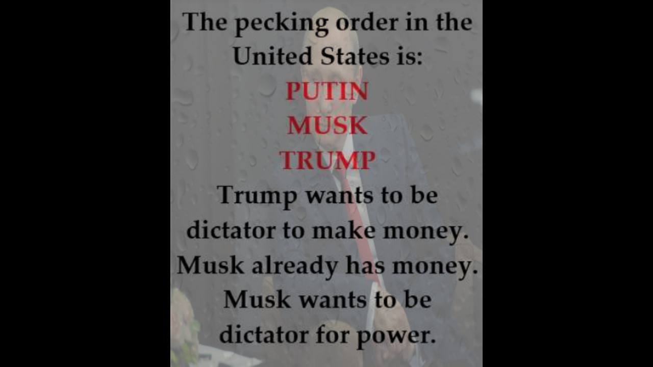 Putin's Perspective: Just Watching the World Burn