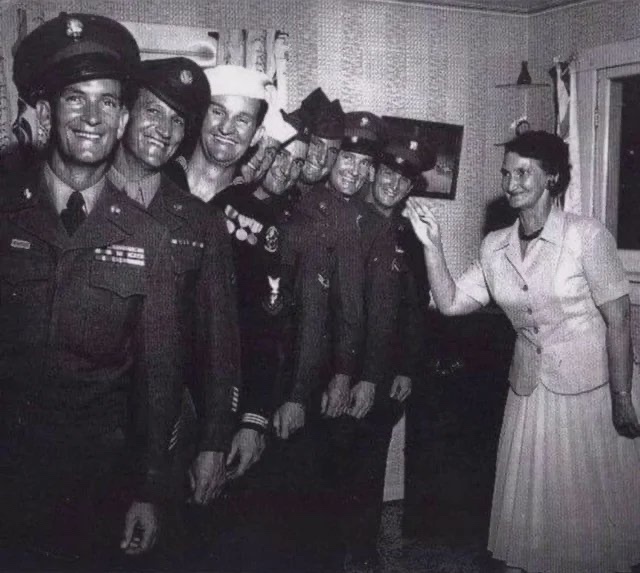 A Proud Mother and Her Eight Sons: All Served and Home Safe in the 1950s
