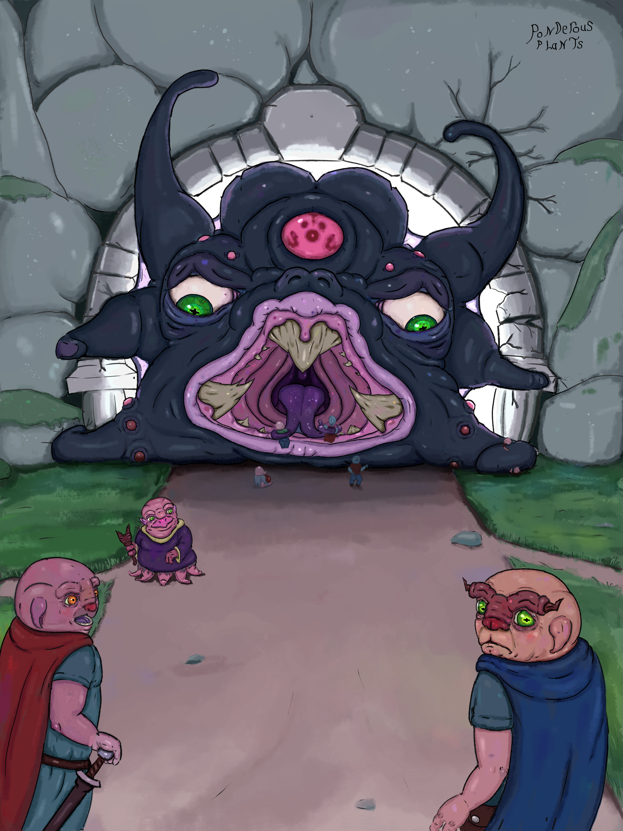 Beware of the Tunnel Monster lurking in the shadows!