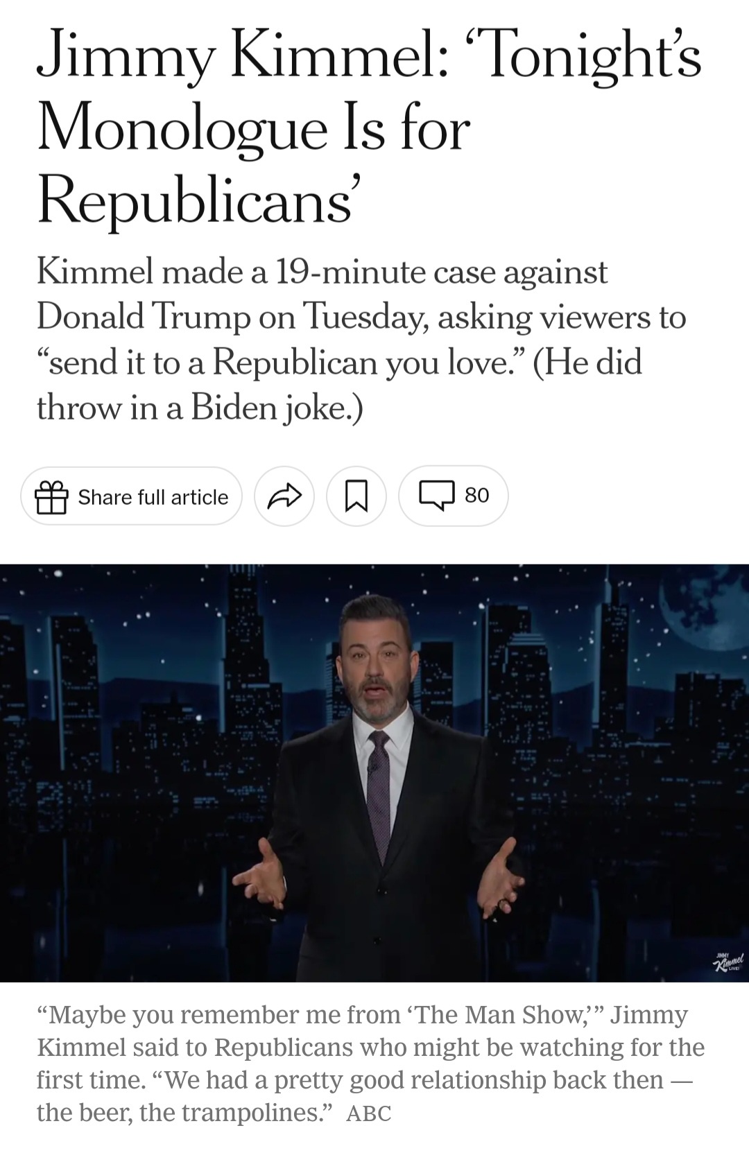 If Trump wins, you can bet Jimmy Kimmel will find himself behind bars.