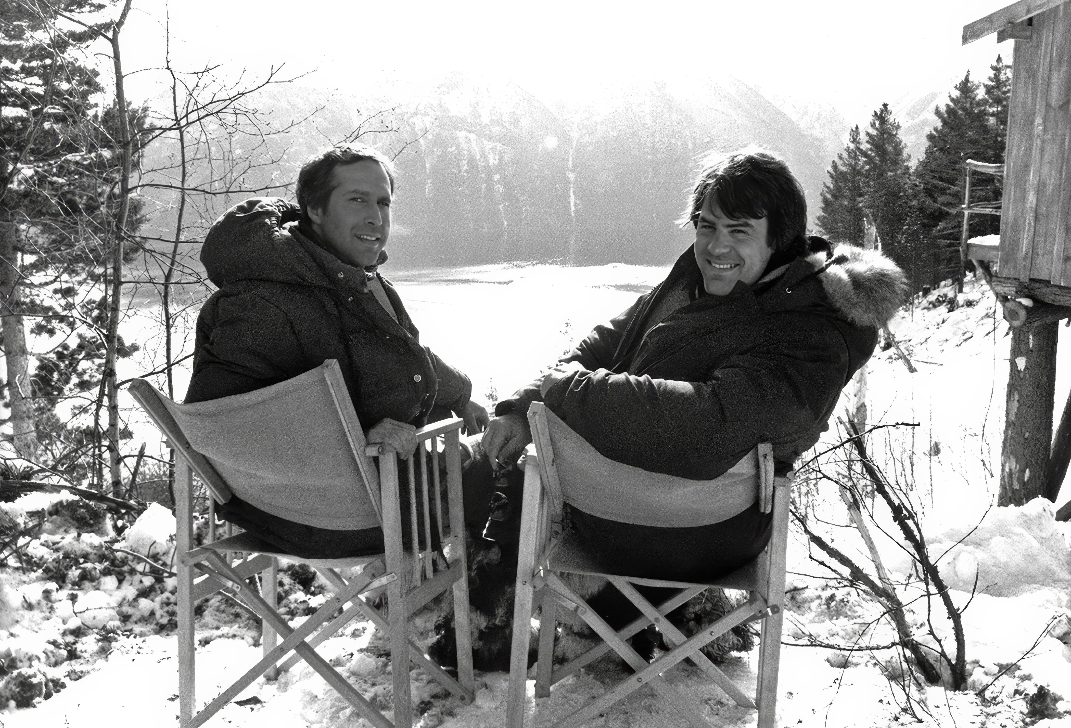 Behind the Scenes with Chevy Chase & Dan Aykroyd in Spies Like Us - Sogndal, Norway (1985)