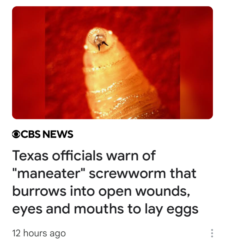 Yet Another Reason to Avoid Texas: Beware the Sand Worms!