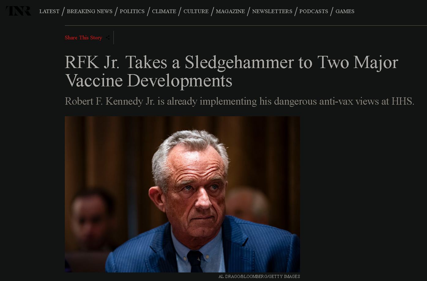 RFK Jr. Unleashes a Sledgehammer on Major Vaccine Controversies