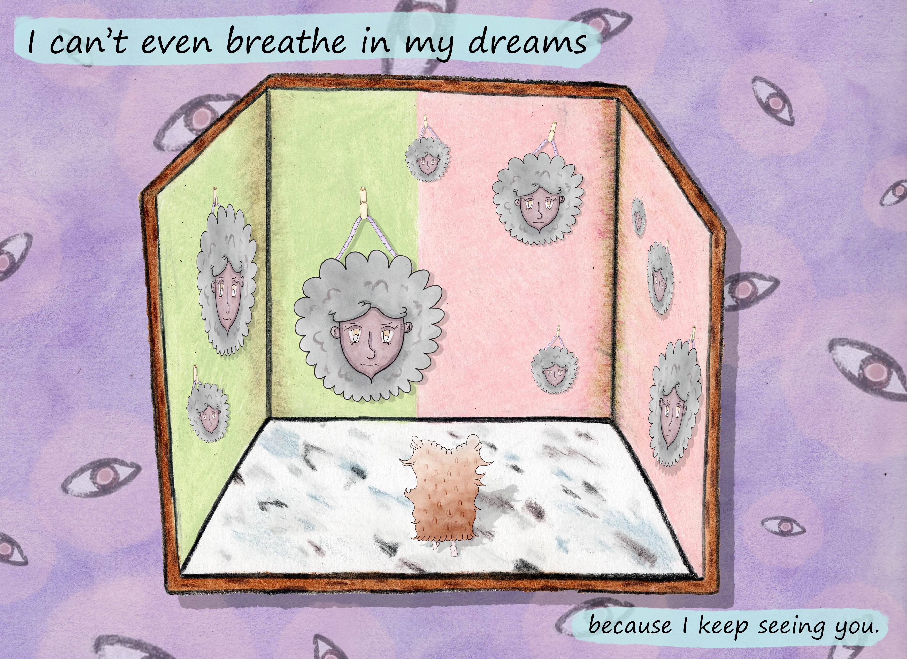 She Used to Be Fractal #76: Luna's Enigmatic Wall Art