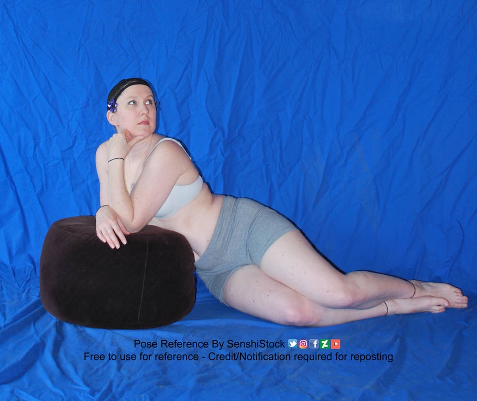 A Daily Pose: Capturing the Grace of a Reclined Classical Woman