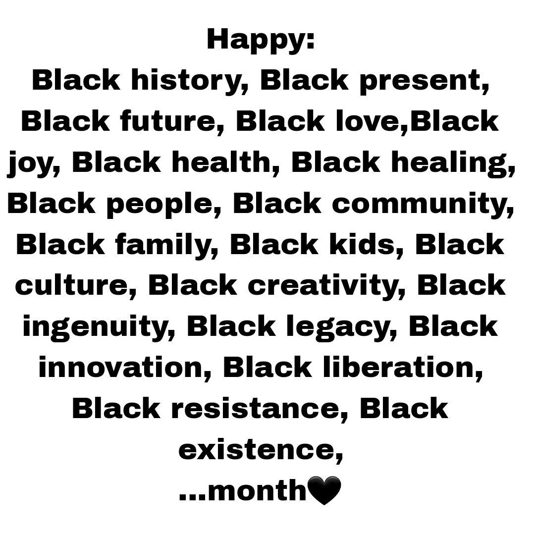 Celebrating Black History Month, Everyone!