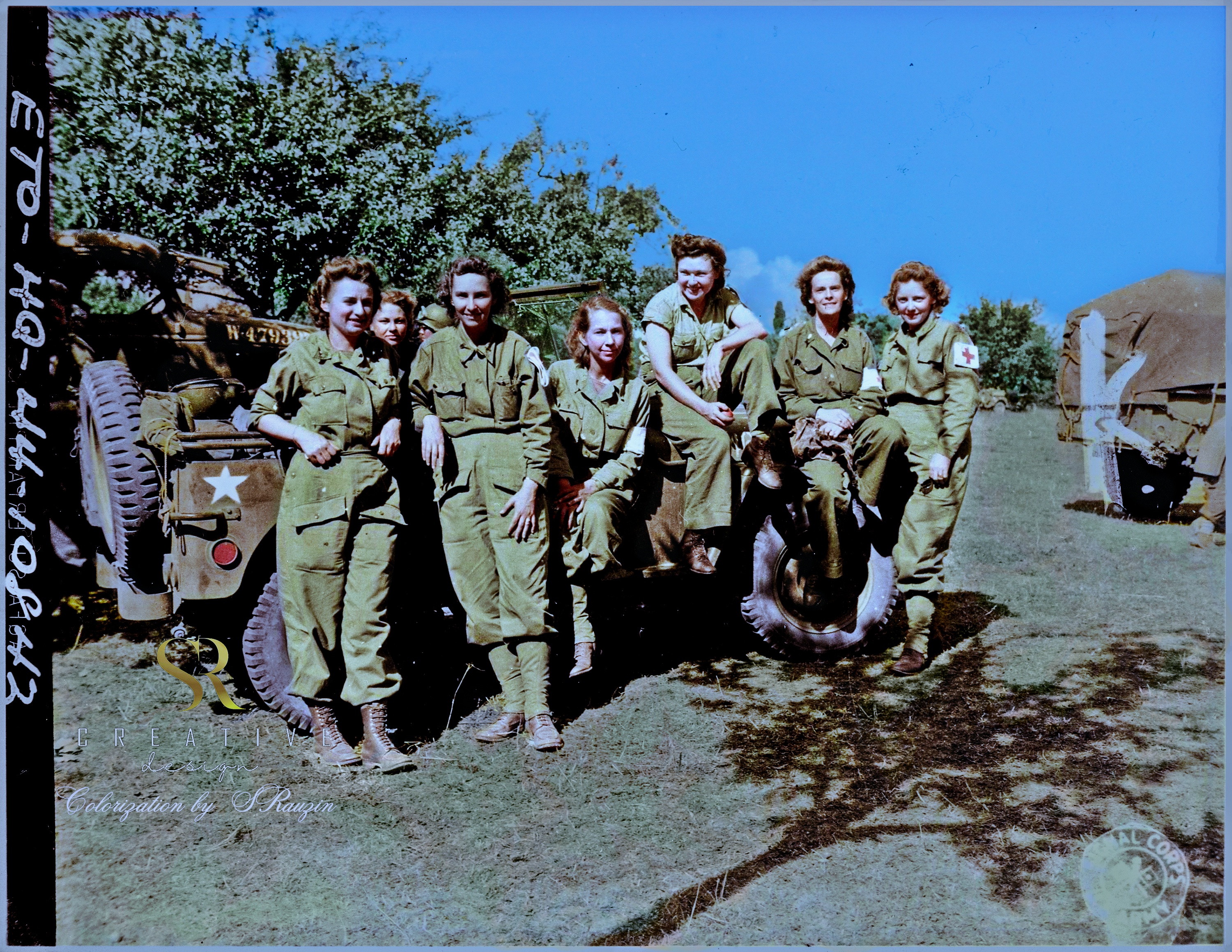 Brave American Nurses of the 10th Field Hospital in WWII France