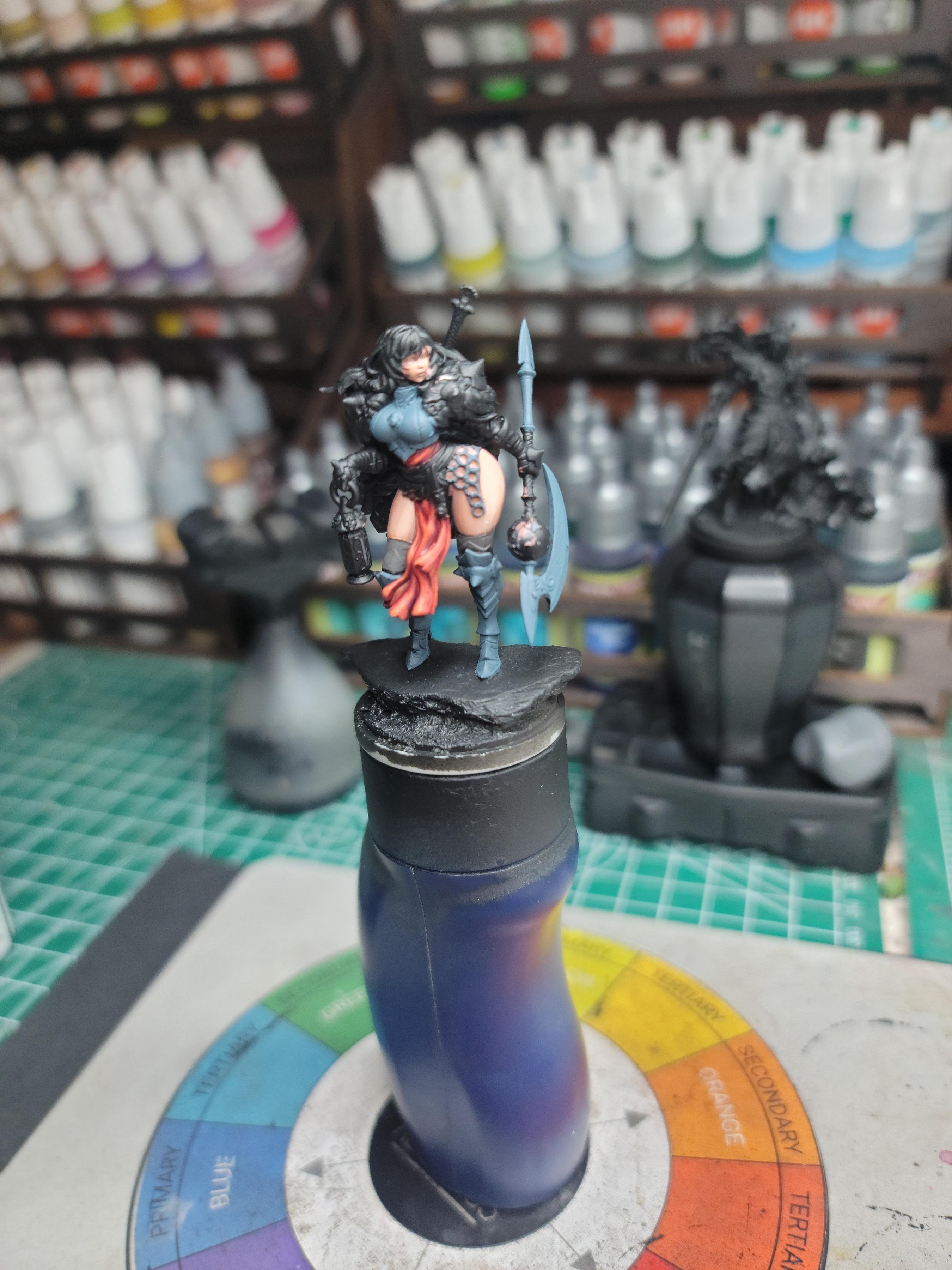 Sneak Peek: Lantern Armor Aya in Progress for Kingdom Death Monster