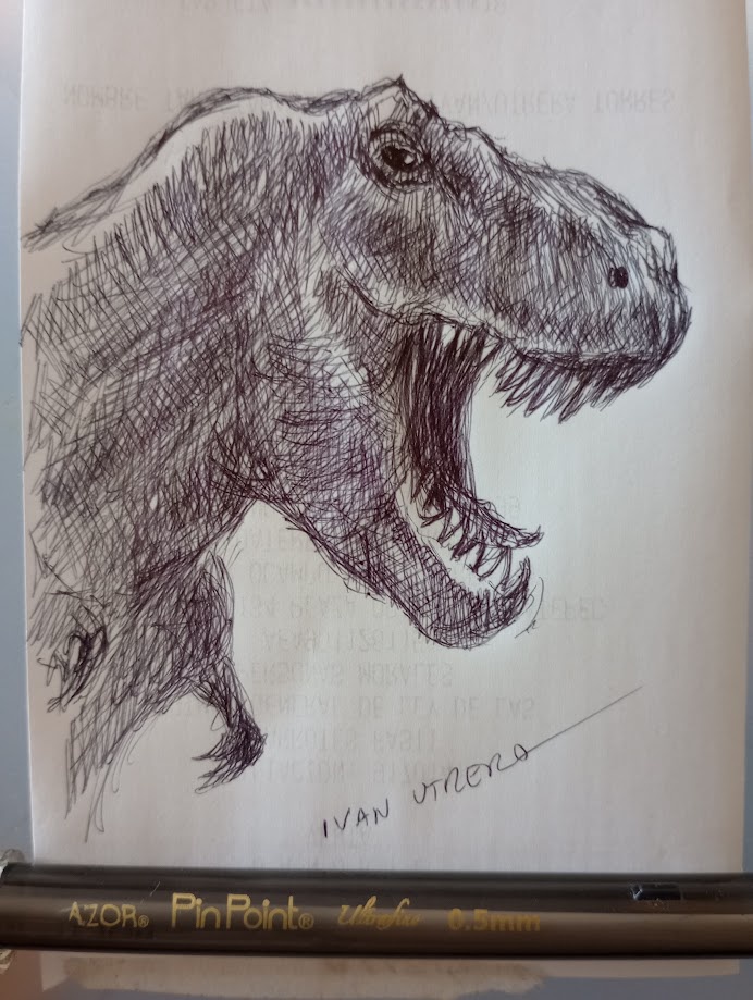 A T-Rex in the spotlight