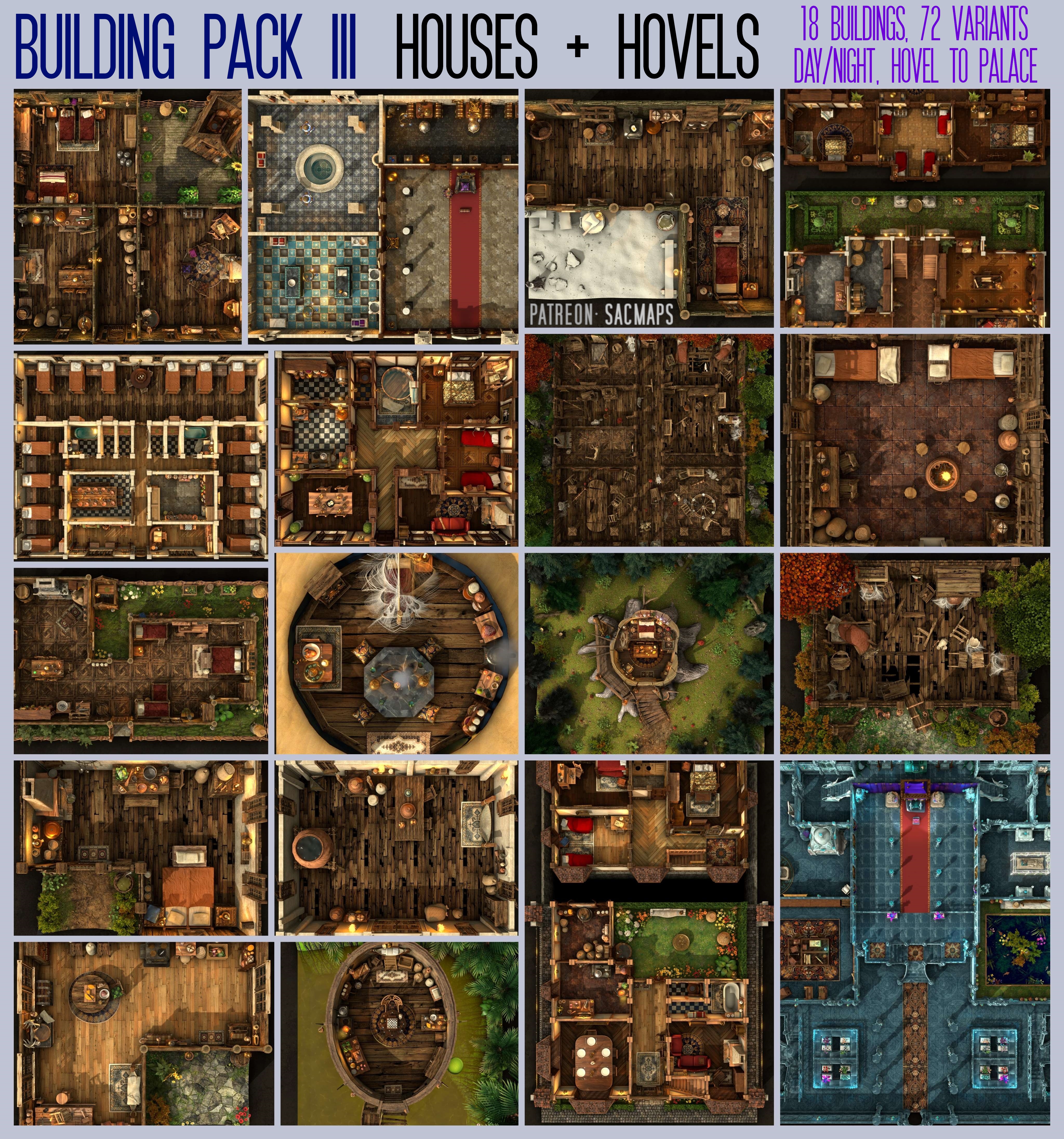 A Treasure Trove of Free DnD Maps: From Cozy Hovels to Majestic Palaces
