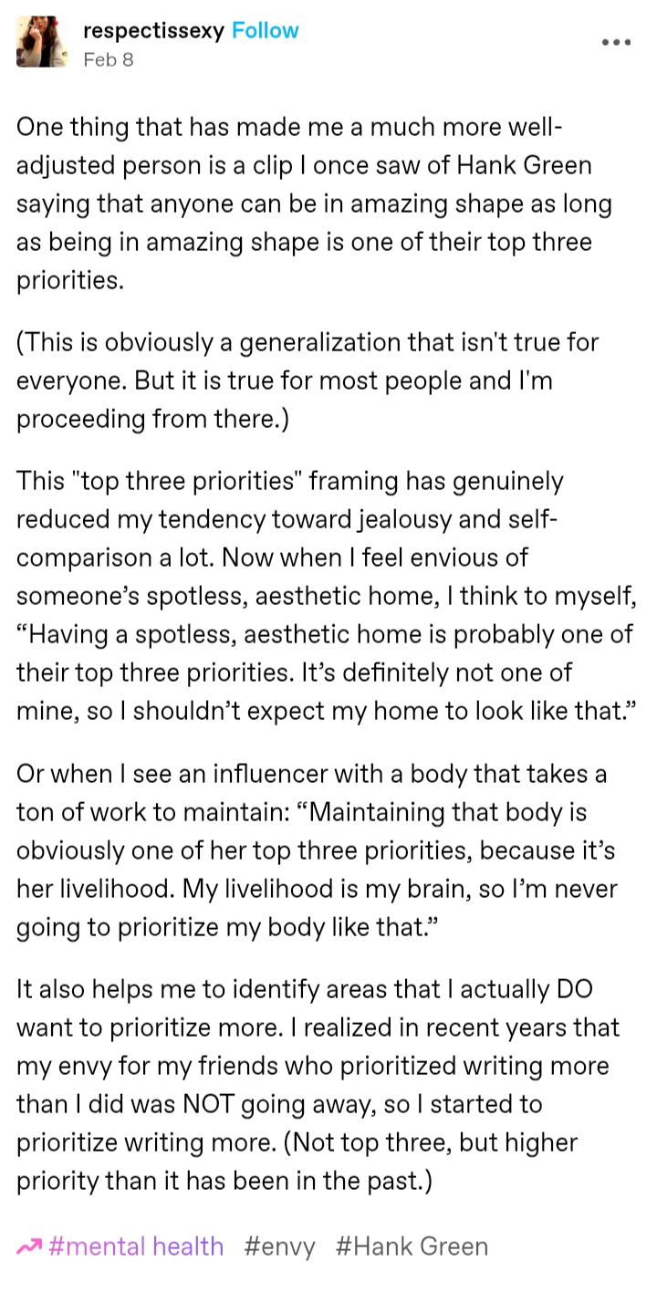 What Are Your Top Three Priorities in Life?
