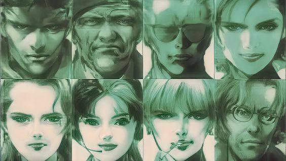 Iconic MGS Codec Faces: A Nostalgic Tribute