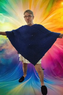 I Finished This Poncho Last Night and Gave It a Photoshop Makeover!